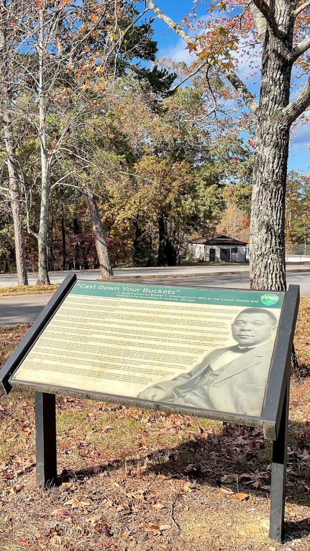 Booker T. Washington Street Sign