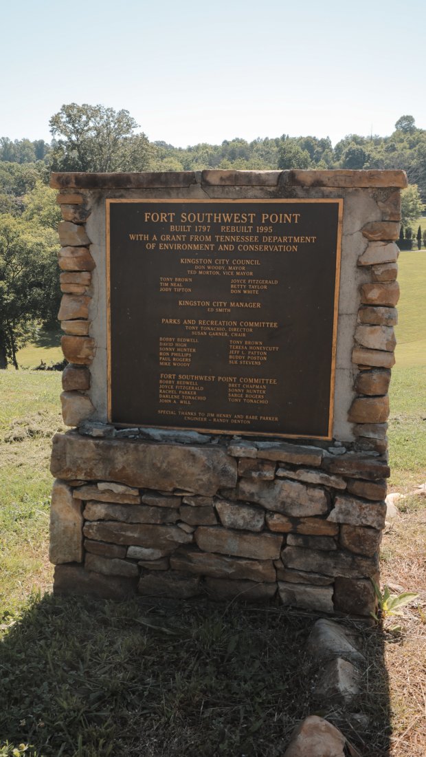 Signage at Fort Southwest Point