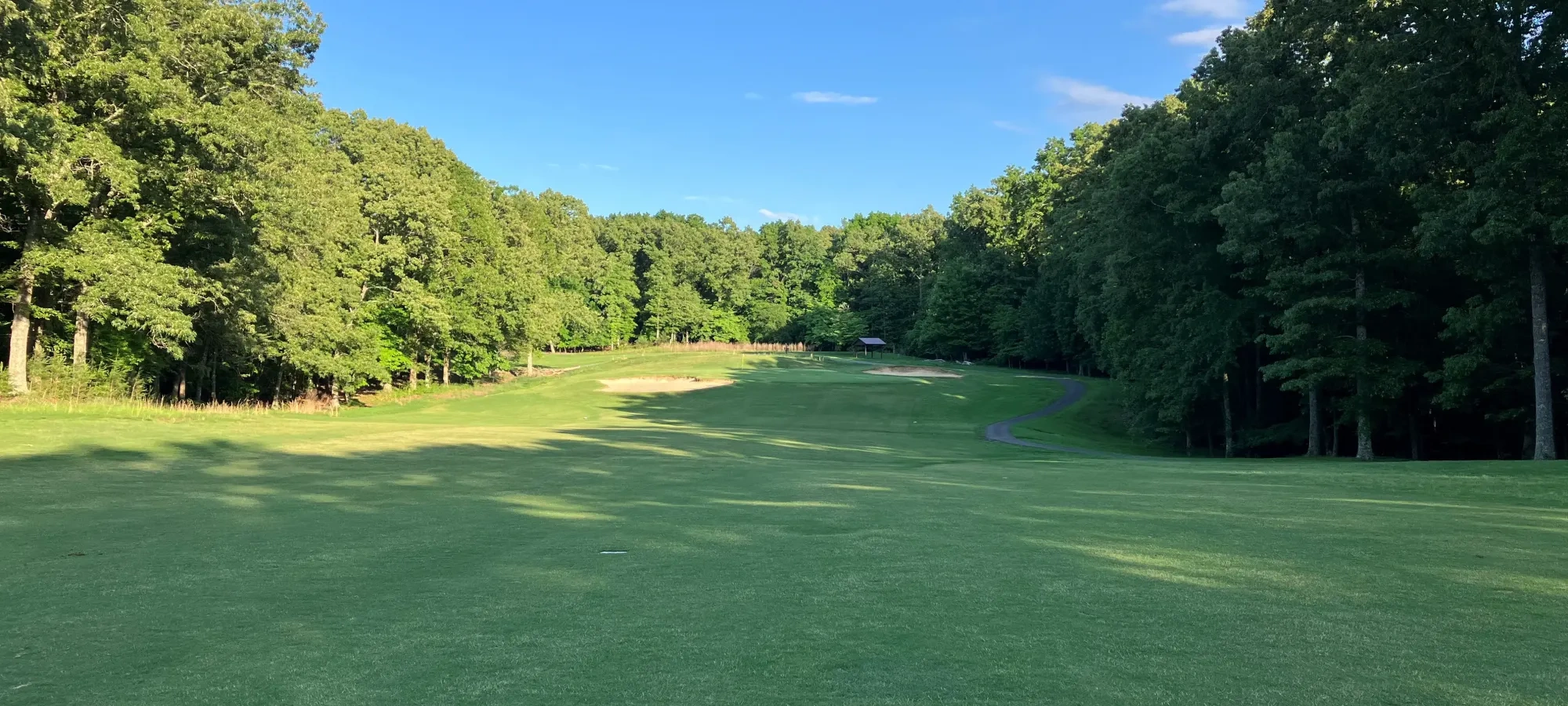A green golf course