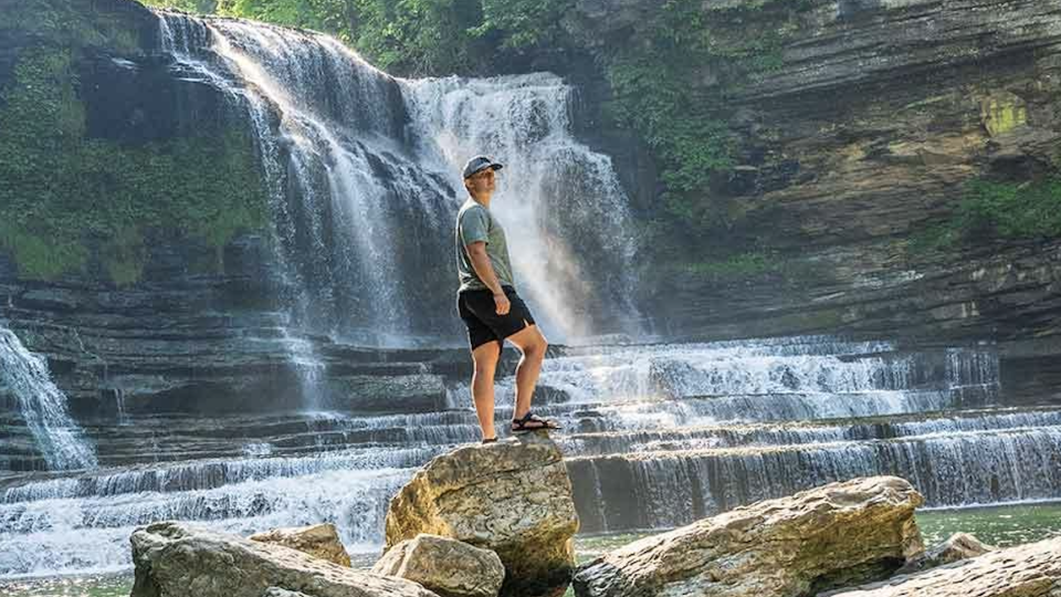 cummins falls hiker
