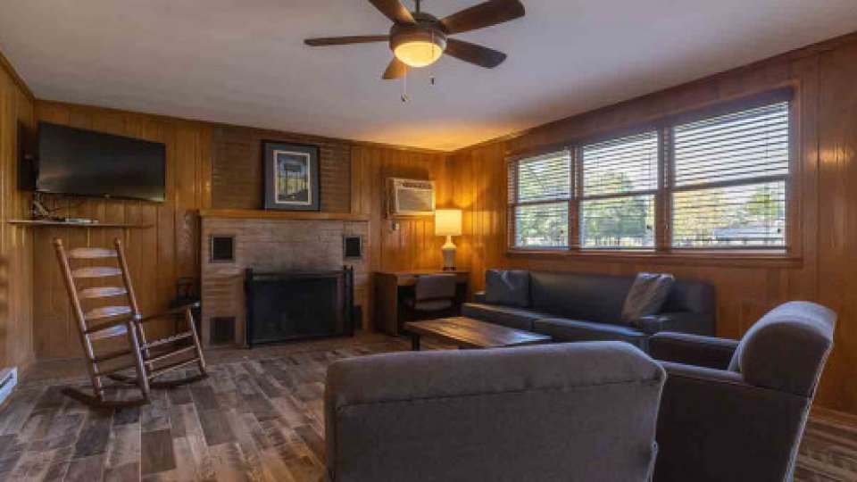 rustic living room
