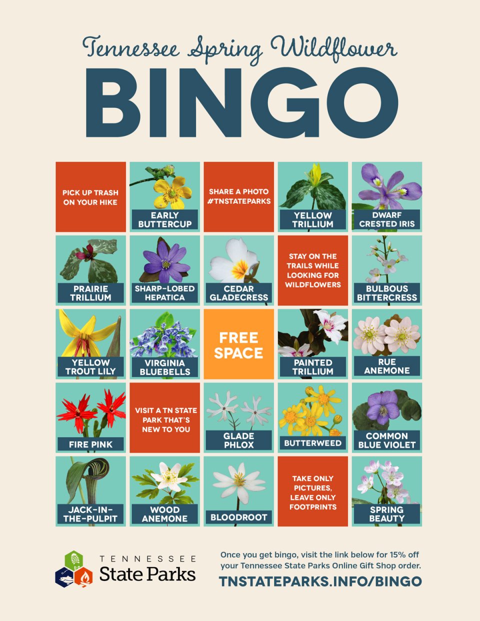 wildflower bingo