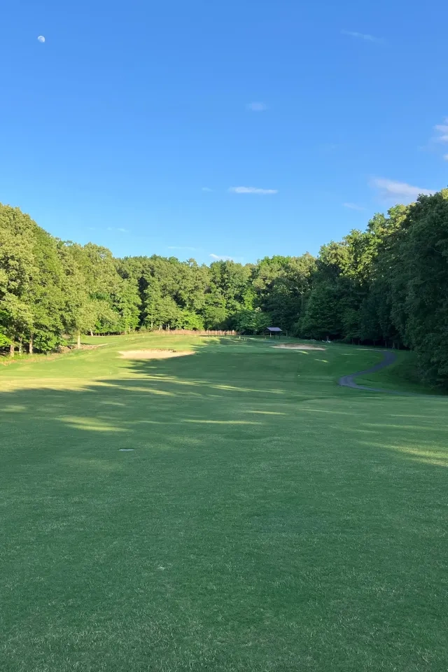 A green golf course